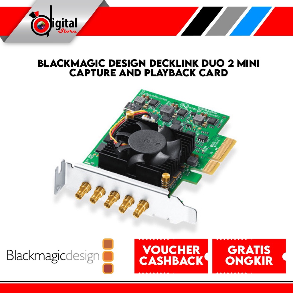 Jual Blackmagic Design DeckLink Duo 2 Mini Capture and Playback Card ...