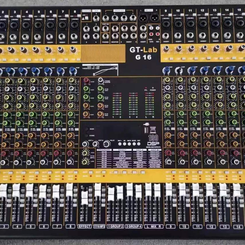 Jual Mixer Audio GT-LAB G16 GT LAB 16ch by RDW mikser gtlab g16 ...