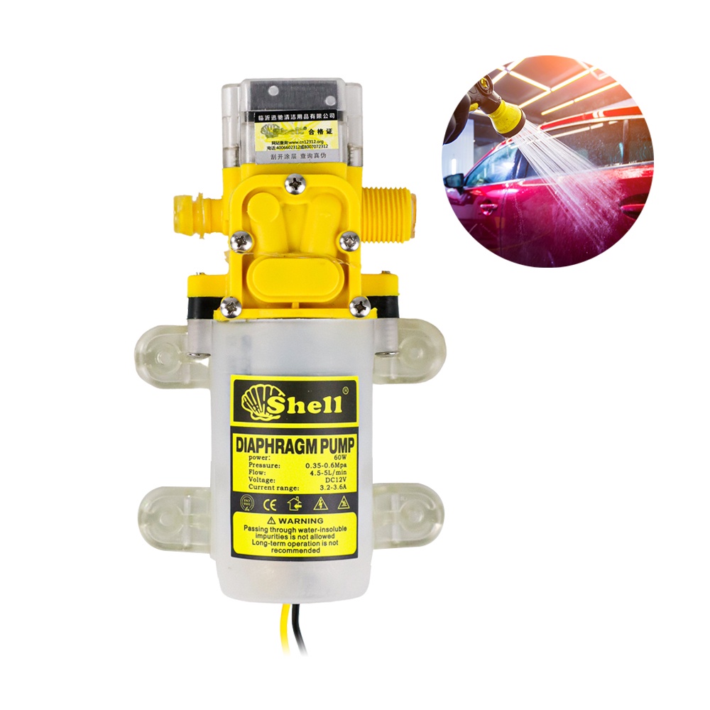 Jual Shell Pompa Air High Pressure Car Washing Water Diaphragm Pump ...