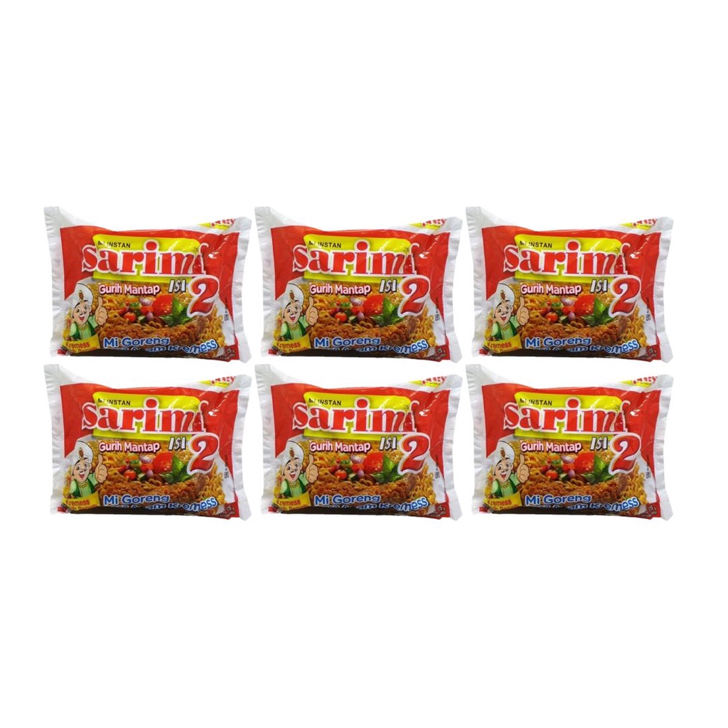 Jual Sarimi Goreng Rasa Ayam Kremess Dua 6 x 125 gr | Shopee Indonesia