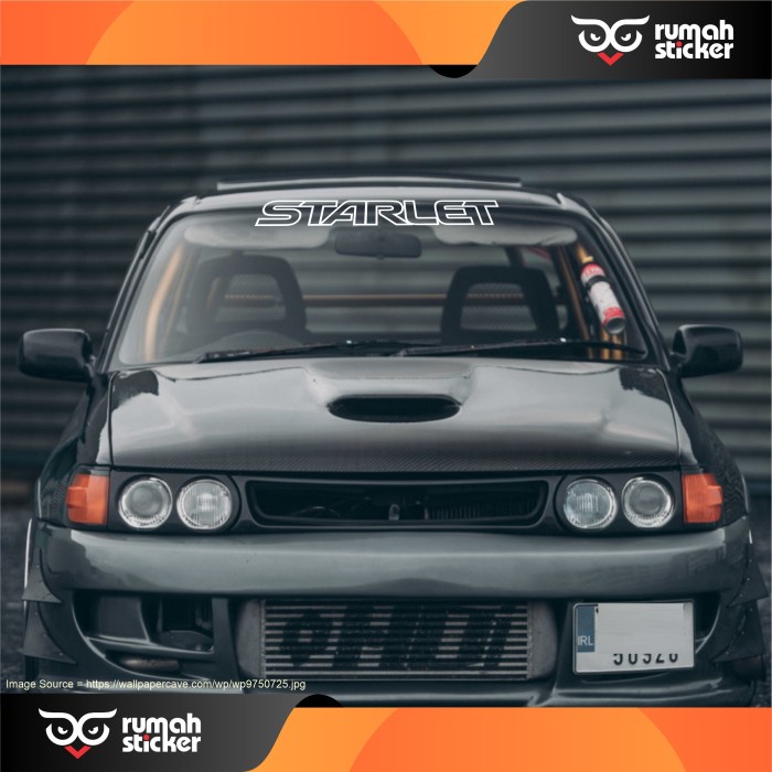 Jual STICKER STIKER CUTTING KACA BODY MOBIL TOYOTA STARLET KAPSUL DAN ...