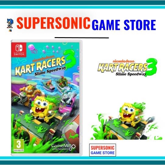Jual Switch Nickelodeon Kart Racers 3 Slime Speedway | Shopee Indonesia