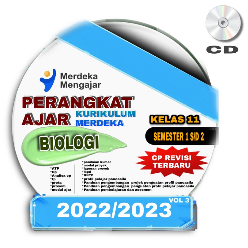 Jual PERANGKAT AJAR Biologi KELAS 11 SMA KURIKULUM MERDEKA BELAJAR ...