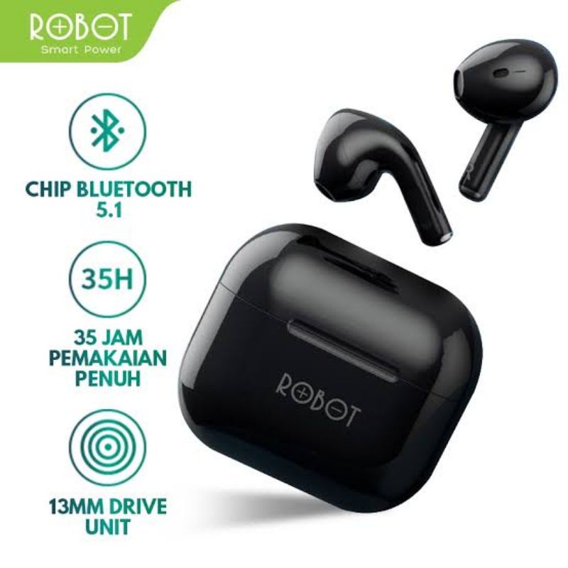 Jual EARBUDS HEADSET BLUETOOTH TWS ROBOT T30 Shopee Indonesia