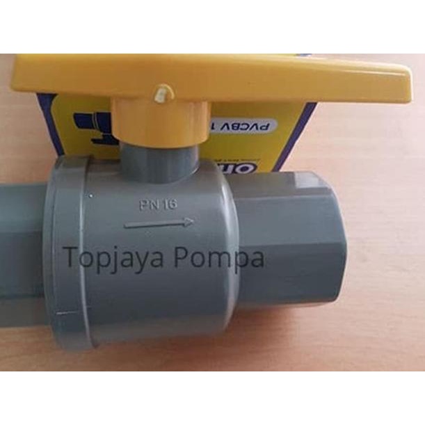 Jual Ball Valve Pvc Stop Kran Pvcbv Onda Tanpa Drat Shopee Indonesia