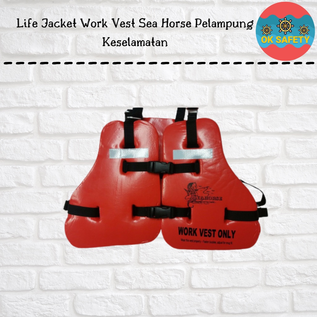 Jual Life Jacket Work Vest Sea Horse Pelampung Keselamatan | Shopee ...