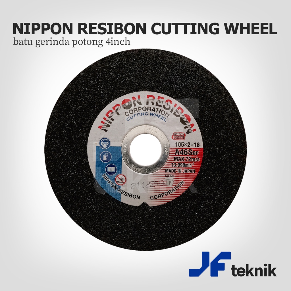 Jual Gerinda Potong Nippon Resibon 4 inch (105 x 2mm) | Shopee Indonesia