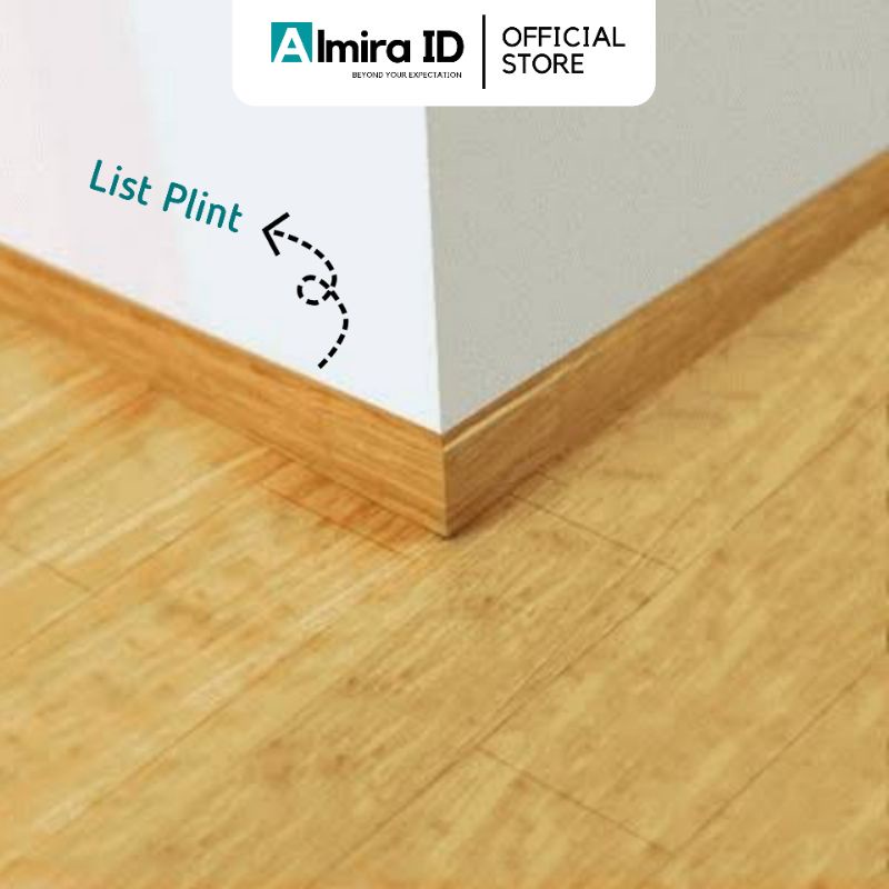 Jual Plint Lantai Kayu Pvc Anti Air Anti Rayap 12 M Dengan Lebar 8 Cm