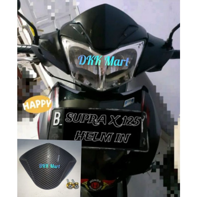 Jual VISOR SUPRA X 125 HELM IN CARBON PLUS BAUT WINDSHIELD SUPRA X 125