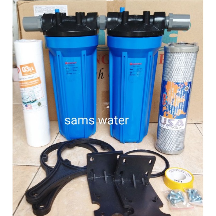 Jual Paket Filter Air Sumur, PDAM 2 Housing 10