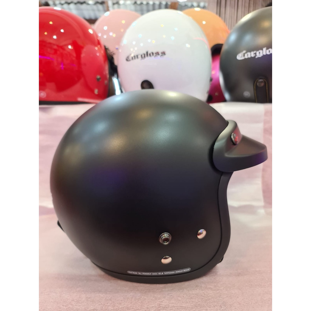Jual Helm Cargloss Original Hitam Doff | Shopee Indonesia