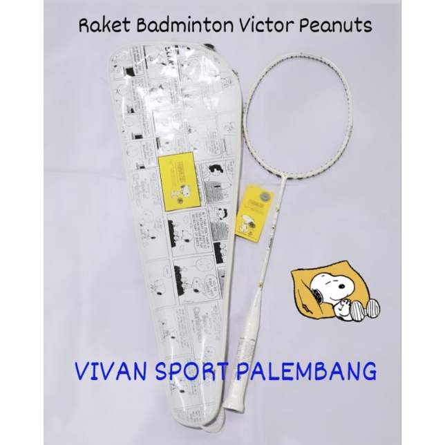 Jual Raket Badminton Victor x Peanuts Snoppy Original LIMITED EDITION Shopee Indonesia