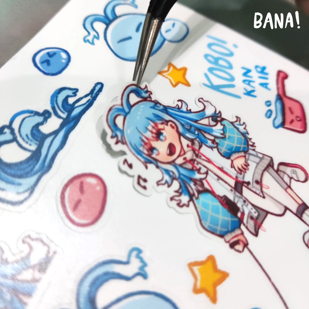 Jual Stiker Kobo Kanaeru waterproof sticker sheet | BANA | Shopee Indonesia