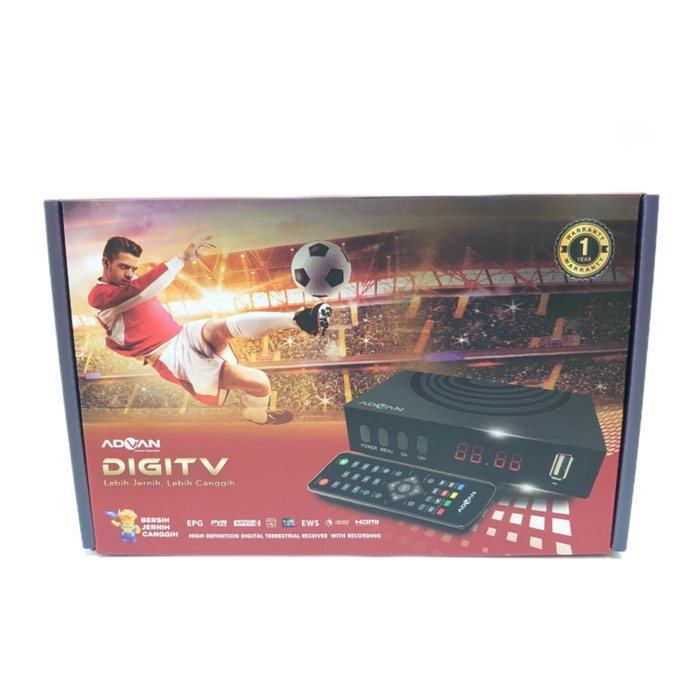 Jual Advan Digipro DV3 T2 Digital TV Converter Set Top Box Receiver TV ...