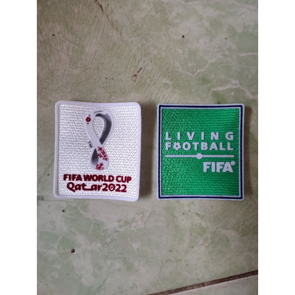 Patch piala dunia world cup qatar 2022 BAHAN DTF (gratis Jasa Pasang, Wajib Kasih note di orderan nya)