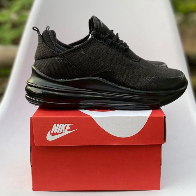 Jual Sepatu Nike Air Max Full Black 720 Hitam Sneakers Wanita Kekinian Shopee Indonesia