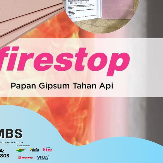 Jual Papan Gipsum TAHAN API FIRESTOP Jayaboard 13 Mm - Gypsum Jayaboard ...