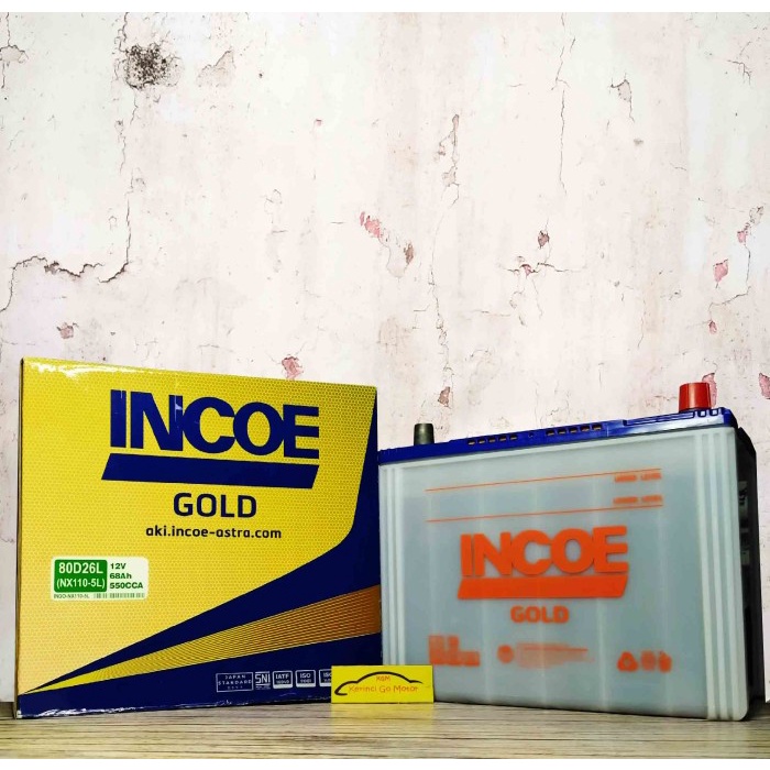 Jual AKI INCOE GOLD 80D26L HYBRID ACCU MOBIL PAJERO SPORT TRITON