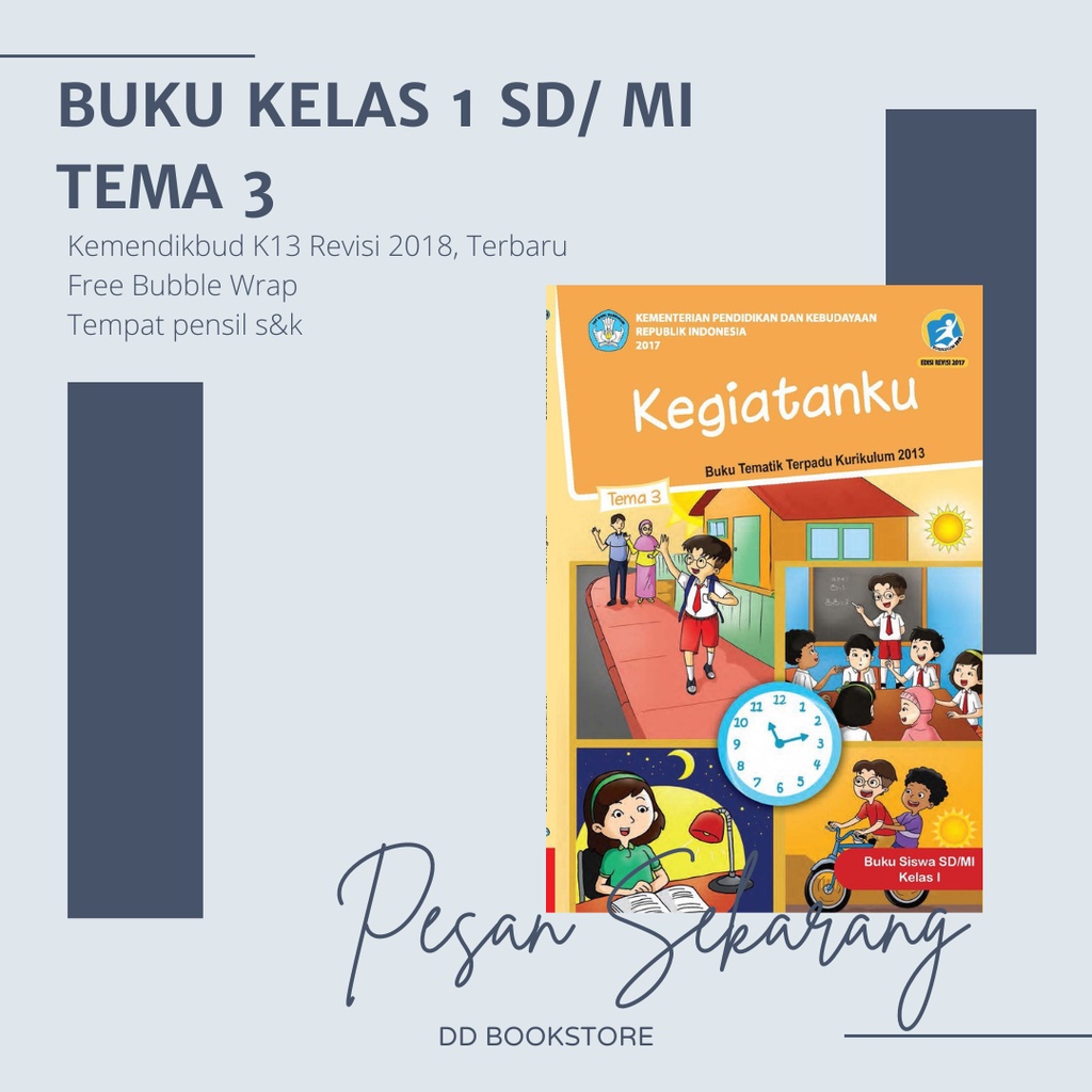 Jual Buku Tematik kelas 1 SD/MI Tema 1 2 3 4 5 6 7 8 & Pendidikan Agama ...