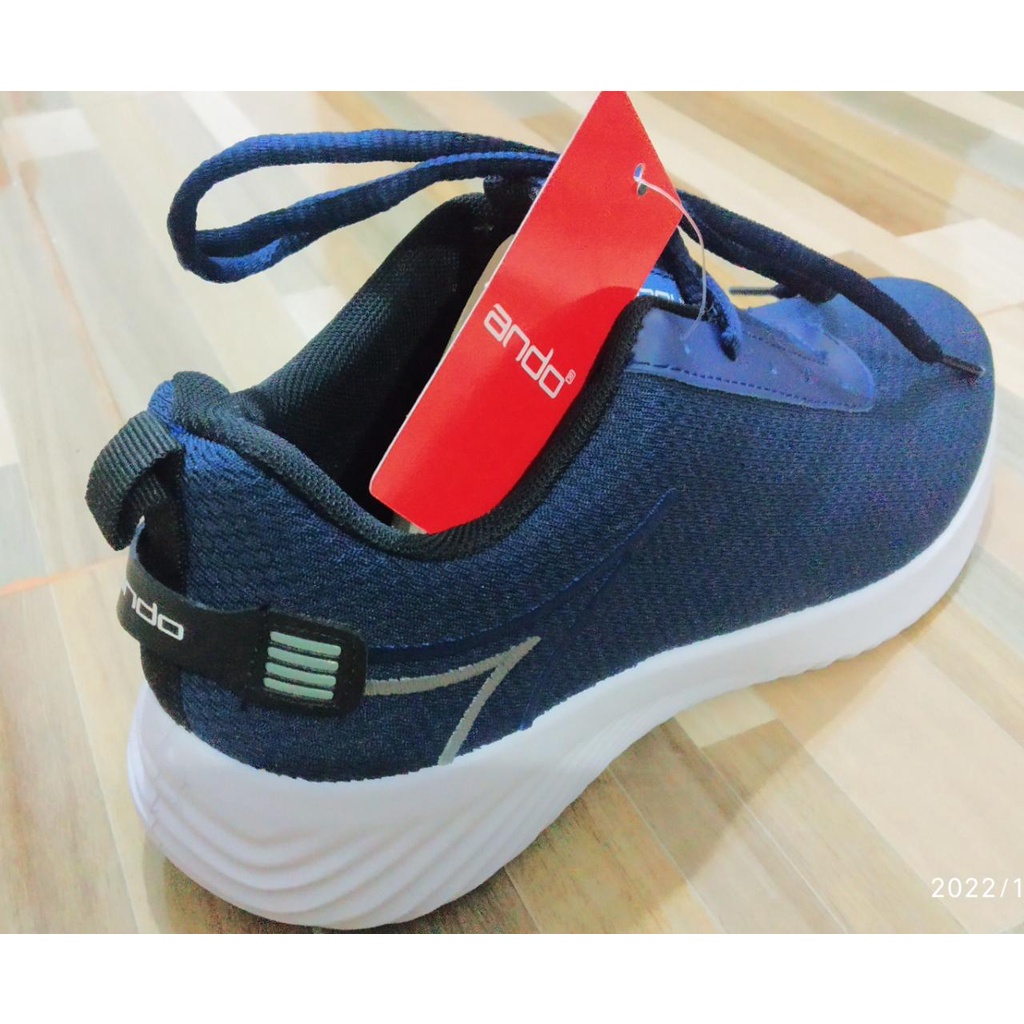 Jual Ando Mavris Sepatu Sneakers Dewasa Warna Biru Navy | Shopee Indonesia