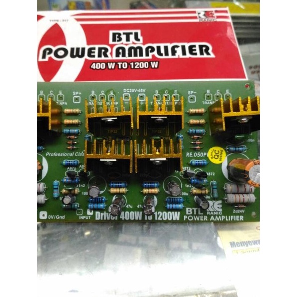 Jual kit driver power amplifier btl 400w | Shopee Indonesia