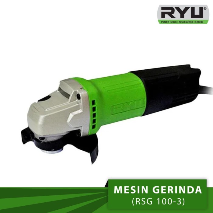 Jual MESIN GERINDA / GERINDA TANGAN / MESIN GERINDA TANGAN RYU RSG 100 ...