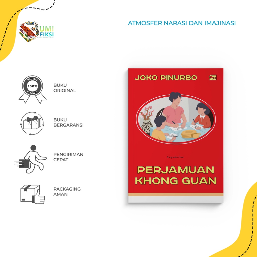 Jual Buku Novel Perjamuan Khong Guan Gramedia Pustaka Utama Karya Joko Pinurbo Bumi Fiksi 6761