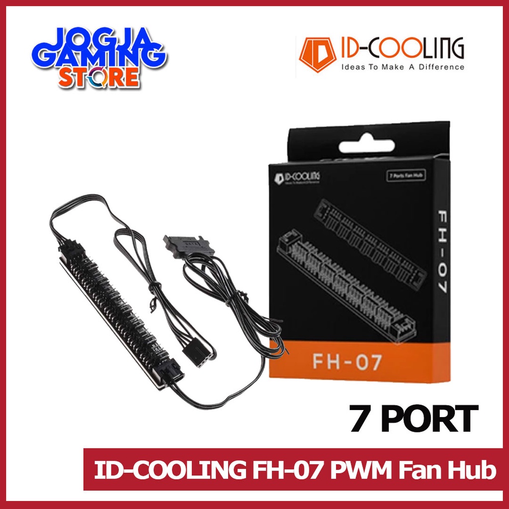 Jual ID-COOLING FH-07 PWM FAN HUB 7 PORT | Shopee Indonesia