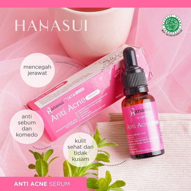 Jual Serum Hanasui pinkAnti Acne Original Shopee Indonesia