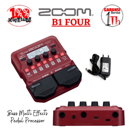 Jual Zoom B1 FOUR Bass Multi Effects Pedal Processor Original | Shopee ...