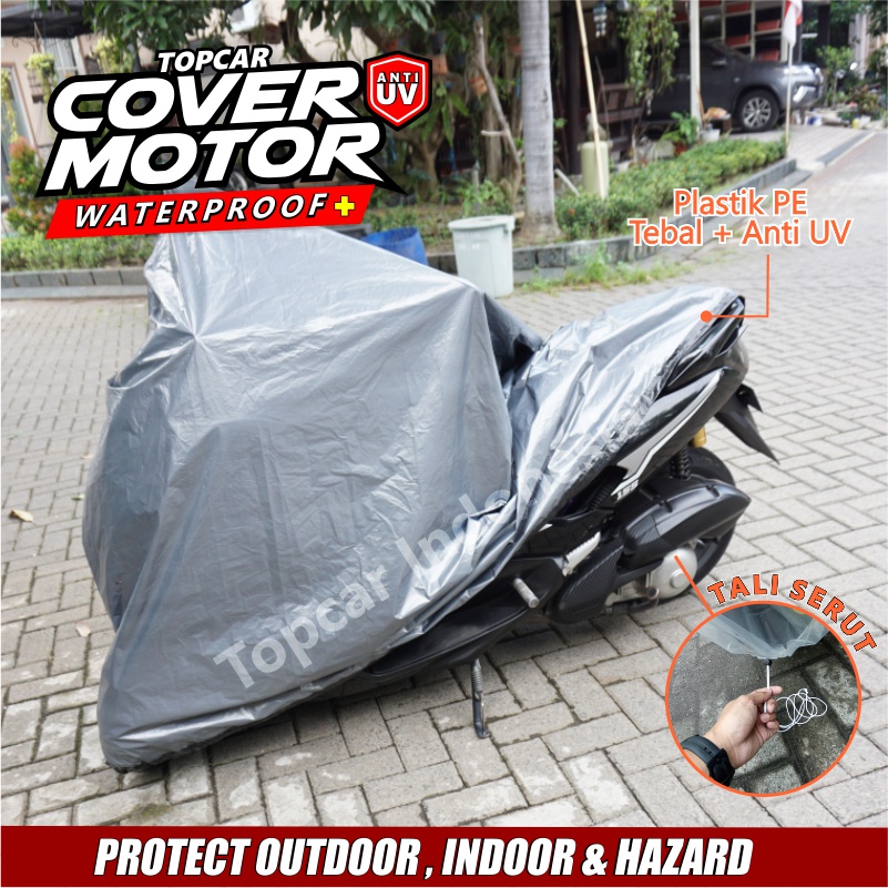 Jual Cover Motor Waterproof Anti UV Indoor Outdoor Anti Air Sarung