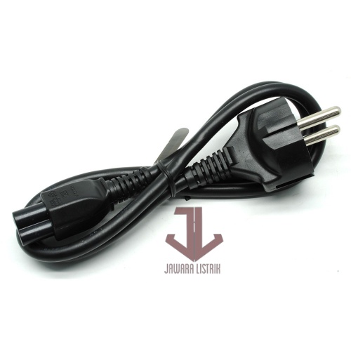 Jual Kabel Power Adaptor Laptop Lubang 3 Bulat 1 5 Meter Shopee Indonesia