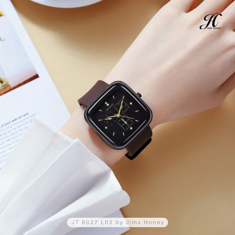 Jual JT 8027 + Free Exclusive Box JAM TANGAN PRIA / WANITA (READY STOCK