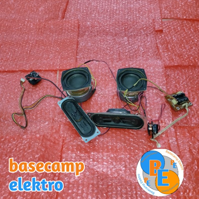 Jual Speaker Subwoofer Twitter TV LED POLYTRON Bekas Unit Pecah Layar