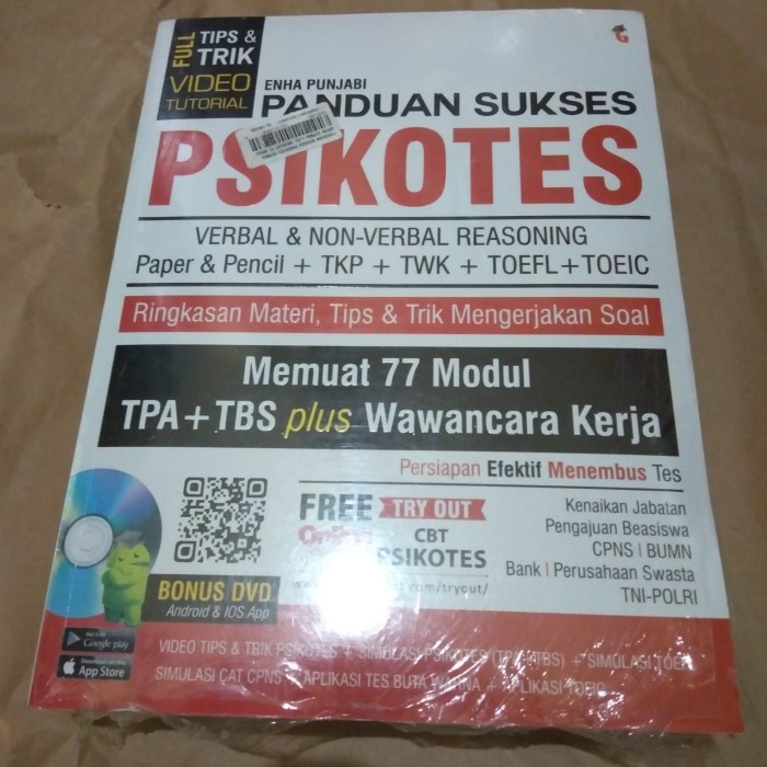 Jual Persiapan Psikotest Buku Panduan Sukses Psikotes Shopee Indonesia