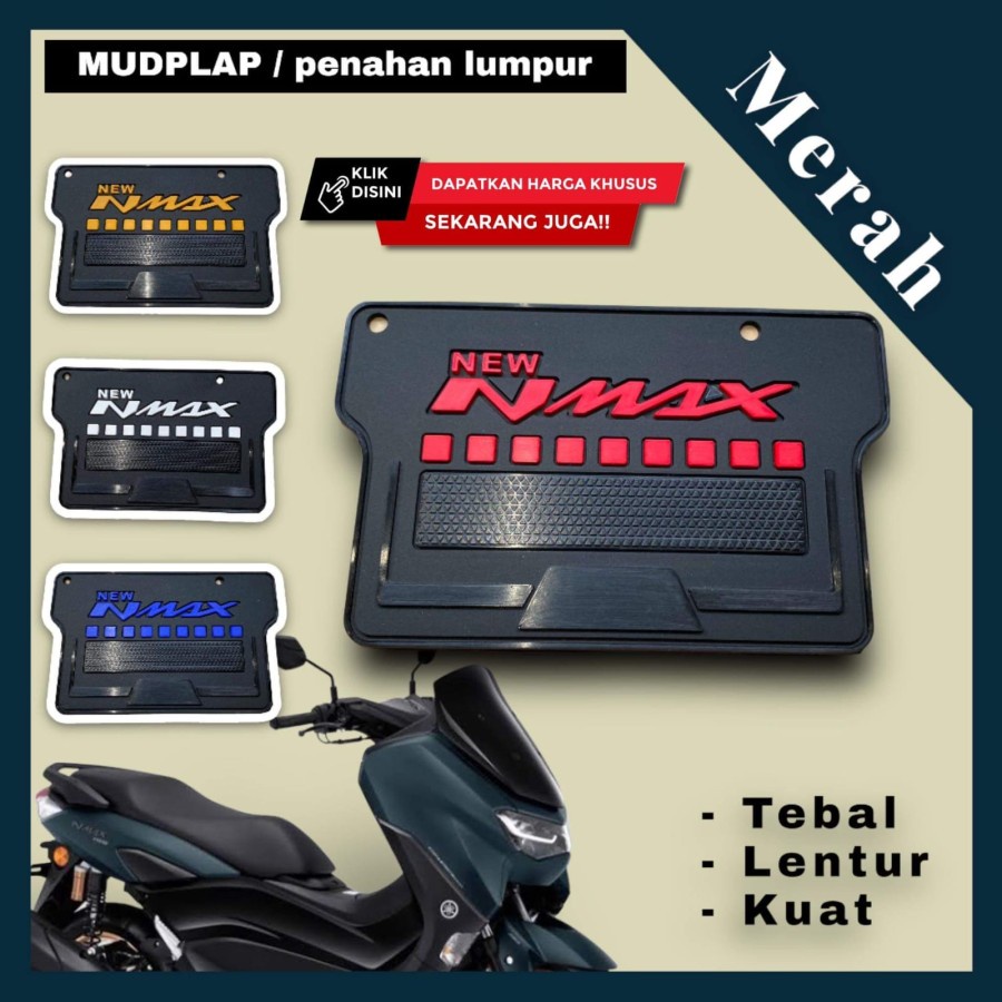 Jual Mudflap Karet Pelindung Lumpur Yamaha New Nmax Shopee Indonesia