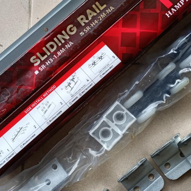 Jual Rel Pintu Geser Sliding Rail Hampton P 1.8M H3 Bukan Dekkson ...