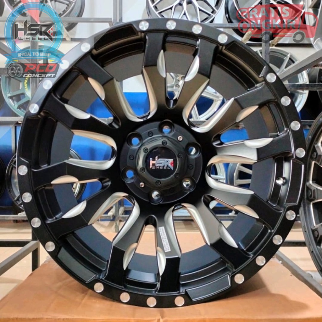 Jual VELG MOBIL RACING R18 PAJERO FORTUNER HILUX DMUX R18 HSR BURNEH ...