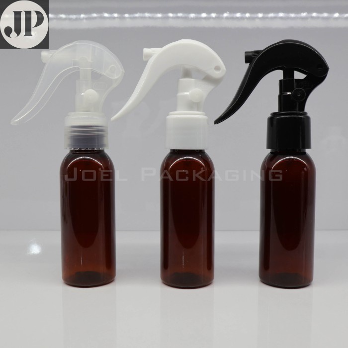 Jual BOTOL 60ML AMBER SPRAY TRIGGER BEBEK 60 ML PET SPRAYER SEMPROT ...