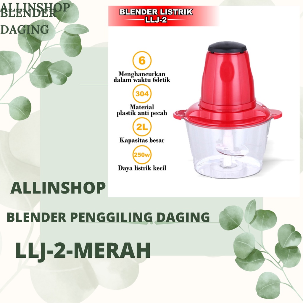 Jual Blender Daging Meat Grinder 2L Blender Capsule Chopper Daging