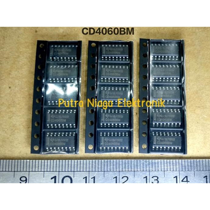 Jual ic CD4060BM SMD Cmos Counter Binary 14 Stage CD4060 4060 putr4n14 ...
