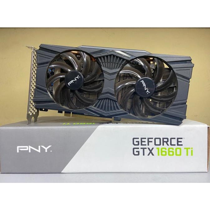 Jual Pny Geforce Gtx 1660 Ti Dual Fan 6gb Gddr6 Second Product Shopee Indonesia