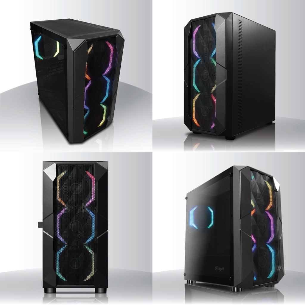 Jual Enlight Black Master | PC Casing Komputer Gaming Micro ATX | Case ...