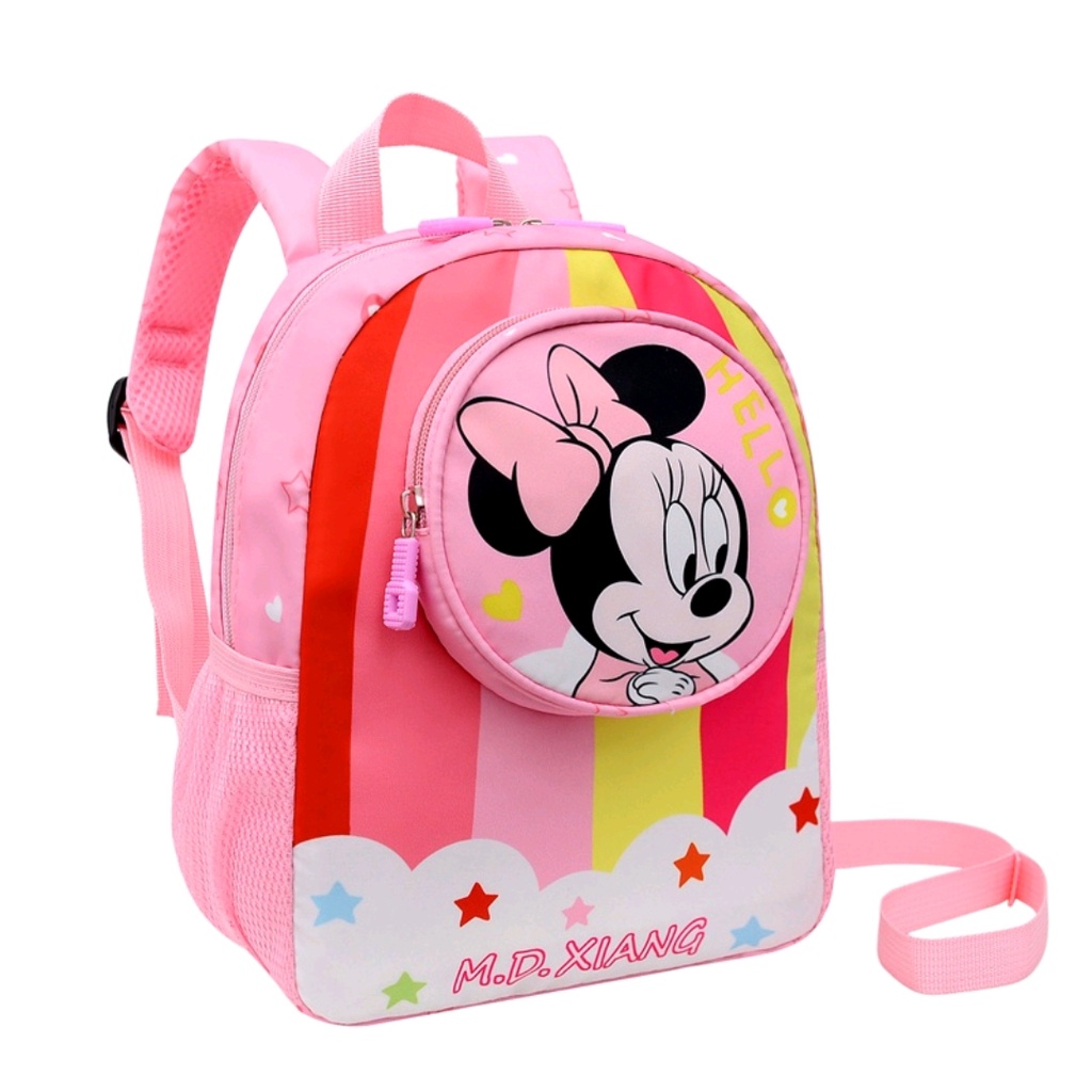 ☃ AVELINE Tas Anak Ransel Import / Tas Ransel Punggung Karakter Anak Lucu /  Cute Backpack for kids / Backpack Cewek Cowok / Tas Fashion Kids / Tas ...