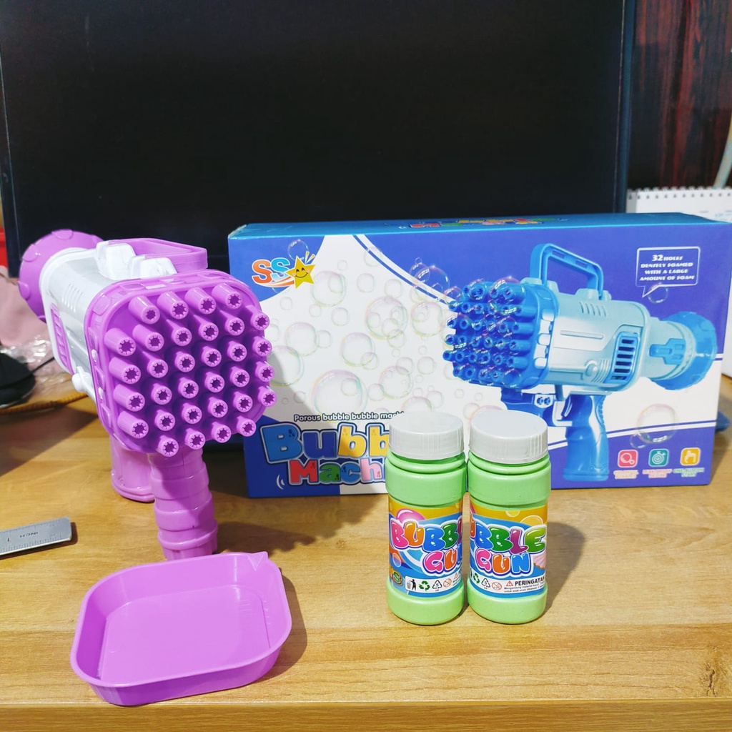 Jual Bubble Gun Basoka 25hole - bubble bazoka bubble launcher Tembakan ...