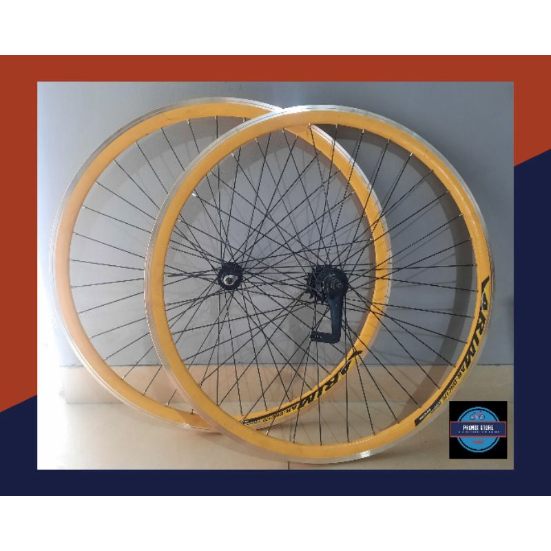Jual Wheel Set Rim Velg Fiksi Fixie 700C ARIM AR-DHC170 36 Hole Velg ...