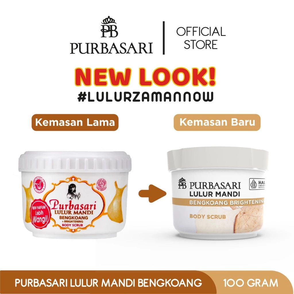 Lulur Mandi Bengkoang Purbasari untuk Pemutih dan Pelembab Kulit Perontok Daki