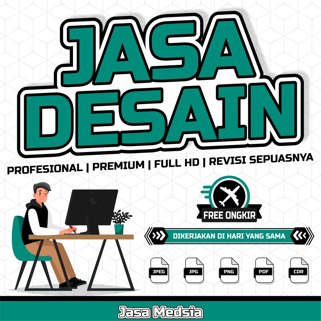 Jual Jasa Desain Premium Profesional Logo Spanduk Banner Baliho Stiker Poster ID Card