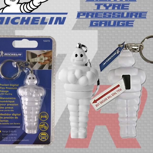 Jual MICHELIN TYRE PRESSURE GAUGE KEYCHAIN BIBENDUM (MICHELIN MAN MASCOT) Shopee Indonesia