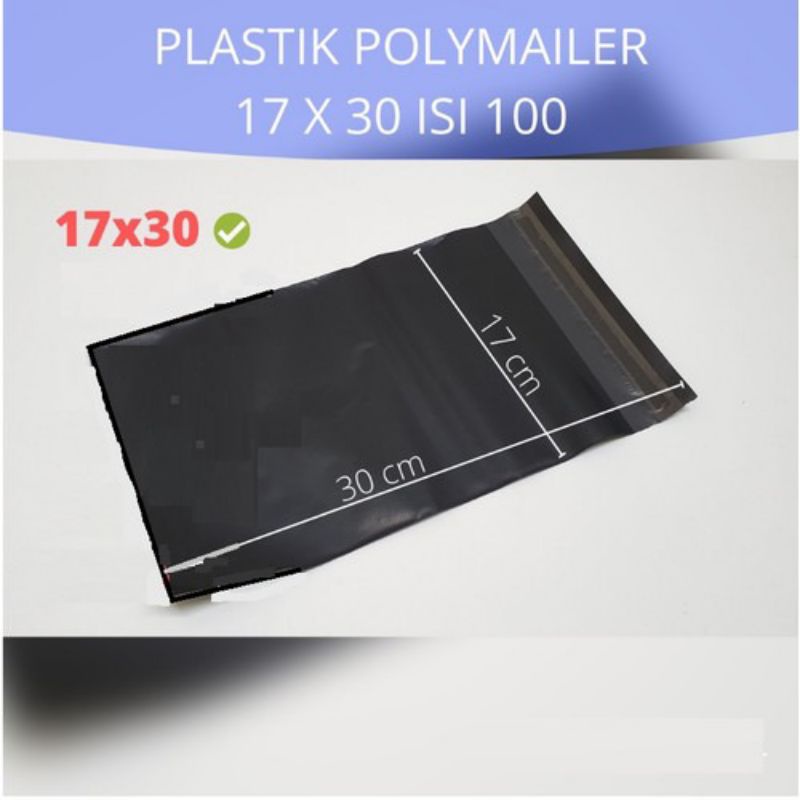 Jual Polymailer Plastik Packing Online Amplop Isi 100 Tebal Ukuran 17x30 20x30 20x40 25x35 30x40 1698